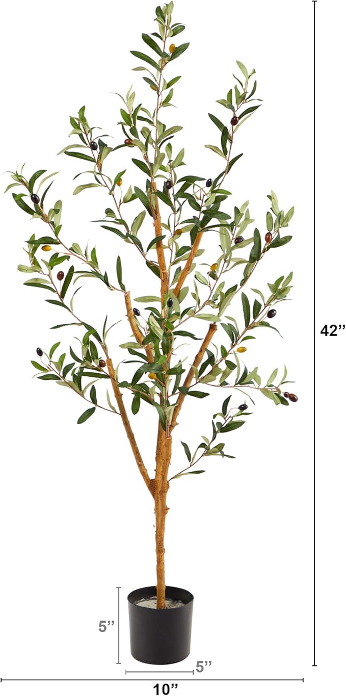 Nearly Natural 3.5ft. Olive Artificial Tree