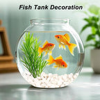 Landscaping Pebbles,River Rocks,Decorative Ornamental Pebbles,Garden Landscaping Stones,Gravel Filler for Home Decoration Flower Bed Fish Tank Plants Vases Succulents (1, White, 1 Pound)