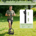 COZEER Lawn Aerator Tool with 4 Hollow Tines & 3 Spike Tines, Aerator Lawn Tool with Soil Core Storage Tray, Grass Aerator for Yard Aerator, Manual Lawn Core Aerator & Yard Aerator Garden Tool
