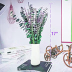 68 Pcs Dried Preserved Eucalyptus Stems & Lavender Flowers Bundles for Shower, 17'' Natural Real Live Eucalyptus Leaves Hanging Lavender Shower Plant, Fragrance, Decor
