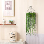6pcs Artificial Succulents Hanging Plants, Fake Hanging Plant String of Pearls Plant, Faux Greenery Plants Draping Greenery Stems for Spring Indoor, Outdoor, Wall, Home, Backdrop, Garden