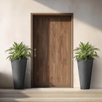 Kante Tall Round Planter Set of 2, 23" H Large Decorative Planter Pots for Outdoor Indoor Garden Patio Front Porch (Black)