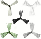 ArtAK Wall Planters for Air Plants & Orchids | Vertical Mount Holders | Hanging Terrariums & Plant Hooks | Indoor/Outdoor Modern Display (Plants Not Included) – Set of 5 Air Knots B5