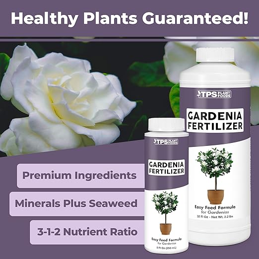 Gardenia Fertilizer – Liquid Plant Food for More Blooms, Rich Green Leaves & Stronger Root Development, 8 oz