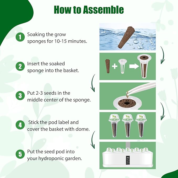 Thyme Seed Pods for All Hydroponics Growing Systems, 12 Pods Herb Kit with 1800+ Seeds of Thyme, Grow Your Own Herb Garden at Home