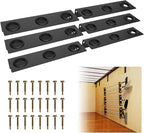 Utility Trailer Tool Rack, Shovel Holder for Truck, 6Pcs 3 Hole Tool Rack Rake Shovel Holder Landscape Hand Tool Accessories for Trailer Truck