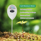 Soil Moisture Meter, 2 Pack Soil Moisture Monitor for House Plants, Indoor & Outdoor, Garden, Farm, Lawn Plant Care, No Battery Needed(White)