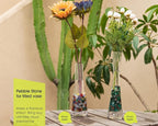 RIFNY Decorative Polished Rocks, 0.3" Gravel Rocks Crushed Crystal for Plant Flower Pots Succulents Cactus Bamboo Plant Vase Filler Aquarium Fish Tank Decorations and DIY Craft (1.5 LB, Green)