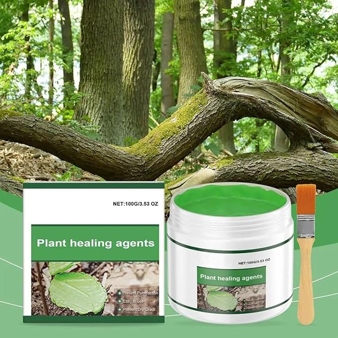 100g pruning sealer,tree wound dressing,Tree Wound Pruning Sealer,grafting wax,TreeSealer After Cutting, TreeBark Repair (2pcs)