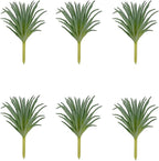 Artificial Air Plants Look Real Succulants Plants Faux Greenery Plants Bromeliads for Garden Home Office Decoration (Green Mini Small Air Plants Artificial)
