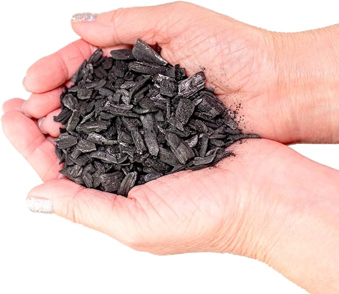 Gardenera - 2 Quart - Premium Horticultural Charcoal for Indoor Plants | Black Diamond Soil Amendment for Orchids, Terrariums, and Gardening
