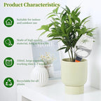3pcs Plant Self Watering Globes, Plastic Water Bulbs Top Fill, 12.3 oz Plant Watering Devices System Slow Release Terracotta, Water Spikes Stakes for Indoor (Clear-3pack)