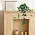 Fake English Ivy Artificial Plants with Pots - Realistic Artificial Silk Ivy Vines, Faux Plants Indoor Home Decor, Low Maintenance Hanging Plant Decoration