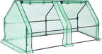 Ohuhu Portable Mini Greenhouse, 71"x36"x36" Greenhouses for Outdoors with Dual Large Zipper Doors & Ground Stakes, Waterproof & UV Protected Plastic Green House for Outside Garden Patio Backyard