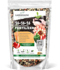 GARDENWISE 16-16-16 All Purpose Professional Fertilizer - Lawn & Flower & Tree & Shrub & Vegetable Garden Fertilizer (4 QUARTS)