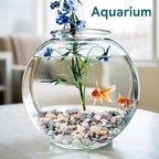 2.5 lbs Natural Pea Gravel Pebbles for Aquarium, Fish Tank, 3/8 inch Decorative Pebbles for Indoor Plants, Succulent, Bamboo, Vase, Drainage Rocks for Potted Plants, Top Dressing, Mixed Color