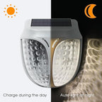 Energetic Solar Garden Lights with Dusk to Dawn Sensors, 3000K Warm White Magnetic Solar Outdoor Lights, IP65 Waterproof Outdoor LED Garden Solar Lights Customized for Planter Raised Beds, Pack of 3