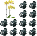 Plant Clips Orchid Clips for Plants Support, Plant Support Clips Vine Clips for Supporting Stems Vines Grow Uprigh (30, Green)
