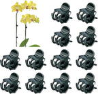 Plant Clips Orchid Clips for Plants Support, Plant Support Clips Vine Clips for Supporting Stems Vines Grow Uprigh (30, Green)