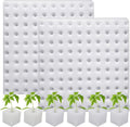 200 Pack Hydroponic Sponge Planting Tool Square Seedling Sponges Greenhouse Hydroponic Sponge Hydroponic Vegetable Planting Sponge for Small Bud Growth