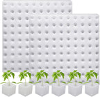 200 Pack Hydroponic Sponge Planting Tool Square Seedling Sponges Greenhouse Hydroponic Sponge Hydroponic Vegetable Planting Sponge for Small Bud Growth