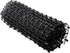 Cat Dog Scat Mat 2M, Plastic Spike Deterrent Strip For Garden, Humane Animal To Protect Plants And Pots From Digging And Climbing, Black