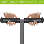 Dolibest Lawn Coring Aerator, Stainless Steel 3 Corer Plug Aerator Tool with Soft Rubber Grip, Manual Grass Aerating Tool, Garden Tool & Cleaning Hand Tool for Loosening Soil and Improving Lawn Health