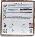 Mycelium Coco Coir Brick I Expandable Organic Coconut Fiber Substrate I Plants Potting Soil Mix for Indoor & Outdoor Gardening, Succulents & Cactus I OMRI Certified & Non-GMO Soil Alternative, 10lbs