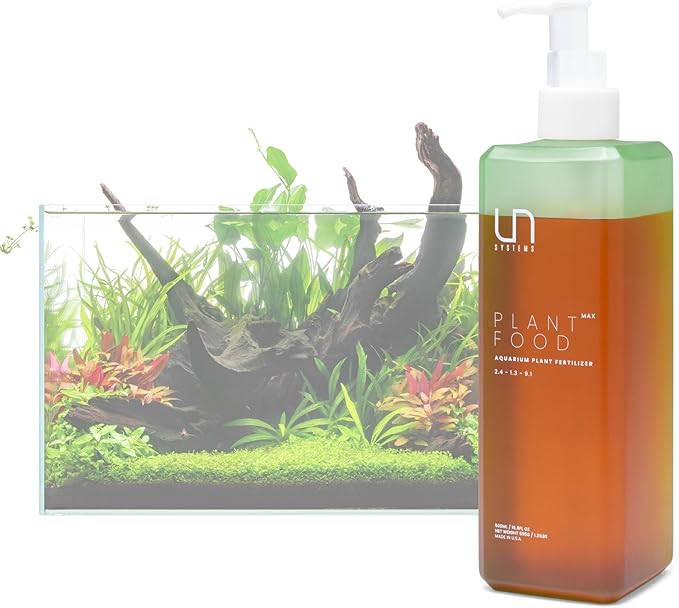 Ultum Nature Systems Plant Food - Live Aquarium Plant Fertilizer for Fish Tanks - Provides Essential Macro and Micronutrients for Aquatic Plants (500ML, MAX)