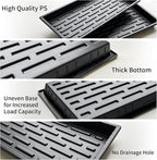 RooTrimmer 10 Pack 1020 Seed Starter Trays and 10 Pcs 72 Cell Plug Trays, Thick Durable Seedling Plastic Nursery Tray for TD538 1020 Tray Germination (10 Sets)