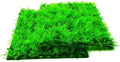 2pcs (10"X10") Artificial Aquarium Grass Mat Decorations Artificial Plastic Lawn Ornament Landscape Green Plants Decoration for Saltwater Freshwater Tropical Fish Tank Decor