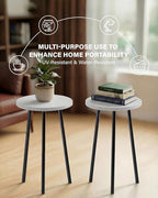 Plant Stand Indoor Outdoor: 2 Pack Indoor Plant Stand 20'' Convertible Multi-purpose Holder - Mid Century Modern Decor - Tall Plant Table for Living Room/Balcony/Garden/Patio