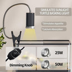 4.7 Gal Turtle Tank Kit(Tank+Adjustable Light+5W Filter+Basking Platform),Upgraded Turtle Tank Starter Kit with UV Basking Platform Light for Crabs,Fishes,Amphibians,Reptiles(15.4 * 8.5 * 8.35 Inch)