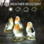 Solar Bird Garden Statue with Lights, for Mom Grandma, Waterproof Outdoor Decor for Yard Patio Lawn, Unique Garden Gifts for Mom Women