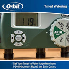 2-Pack Orbit 56082 3-Outlet Programmable Digital Hose Watering Timer
