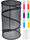 Plant Protector from Cats Indoor - Round Reusable Foldable Breathable Gardening Supplies with Stakes - Garden Plant Protection | for Indoor Winter Freezing Frost Season Flower Pot Planter Patio Porch