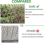 Expandable Willow Lattice Fence Panel Plant Support Garden Trellis for Climbing Vine Ivy Rose Cucumbers Clematis Outdoors Garden Yard, 36X92 Inch(1PC)