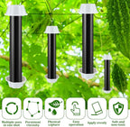 Qualirey Fly Traps for Indoor Outdoor Hanging Fruit Fly Stick Trap Sticky Mosquito for Home Insect 10 x 2.5 Inches(Black,8 Pcs)