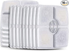 Cat Water Fountain Filters, 16 Pack Replacement Filter Fit for Top Square 84oz/2.5L Cat Pet Fountain, 3 Filtration System.Not compatible with 95oz/2.8L Pet Fountain