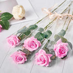 100 Set Floral Water Tubes with Single Rose Sleeve Flower Bouquet Bags Plastic Floral Vials Stem Water Tube Small Rose Water Holder Flower Wrapping Bags Rose Water Holder Florist Supplies