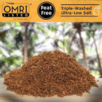 Happy Trees Coco Coir Loose Coconut Fiber Growing Medium, Potting Mix, Seed-Starting, Premium Quality, Triple-Washed for Low Salt/EC, pH Balanced, Peat-Free, Organic, 9 Quarts (10L)