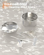Cat Water Fountain Stainless Steel: 108oz/3.2L Cat Fountain for Drinking - Pet Water Fountain for Cats Inside - Automatic Cat Water Dispenser Bowl - Cat Feeding & Watering Supplies 6 Filters 3 Sponges