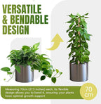 Mcbazel 2 Pack 27.5 Inch Bendable Moss Pole for Plants Monstera - Coco Coir Plant Support Stakes for Climbing Indoor Pothos, Potted Climbers & Philodendron - Flexible Stick Kit with Full Garden Ties