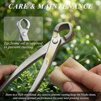 Bonsai Tools Set, 3-Piece Bonsai Tree Tools – Includes Knob Cutter, Concave Cutter, Bonsai Scissors for Precision Trimming and Plant Care, Bonsai Trimming Kit 3 tools