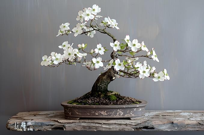 20 White Flowering Dogwood Bonsai Tree Seeds