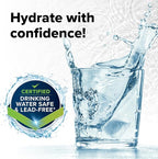 Camco TastePURE 25-Ft - RV Drinking Water Hose - Contains No Lead, No BPA & No Phthalate - Features Reinforced Design & Crafted of PVC - 1/2” Inside Diameter, Made in the USA (22735)