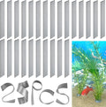 25 Pcs Aquarium Plant Weights, Plant Weights for Fish Tank, Anchors for Live Plants, Stops Plants from Floating in The Aquarium.