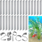 25 Pcs Aquarium Plant Weights, Plant Weights for Fish Tank, Anchors for Live Plants, Stops Plants from Floating in The Aquarium.