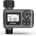 Outdoor Garden Hose Faucet Timers, Programmable Water Sprinkler Timer with Rain Delay/Manual/Automatic Drip Irrigation and Lawn Watering System for Yard, 1 Outlet