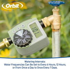 Orbit 62056 One Outlet Single-Dial Hose Faucet Timer (Pack of 2)